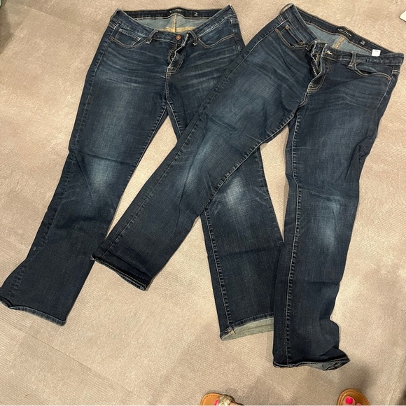 Lucky Brand Blue Denim Bootcut Jeans Bundle of Two Size 14 - Picture 10 of 10